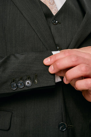 EXCLUSIVE mørkegrøn blazer