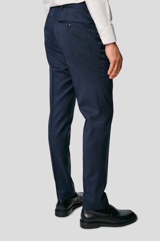 EXCLUSIVE navy jakkesæt med tern