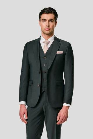 PREMIUM grønt three-piece jakkesæt PREMIUM
