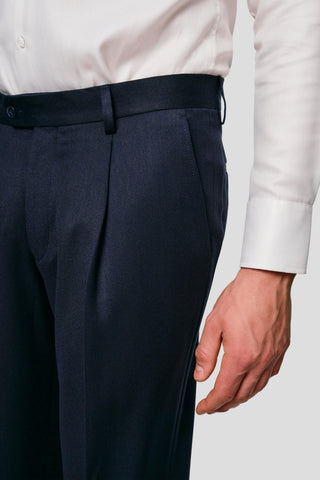 PRESTIGE navy habitbukser - SUIT CLUB