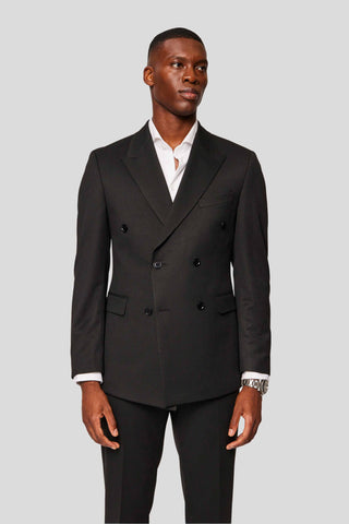 PRESTIGE sort dobbeltradet blazer