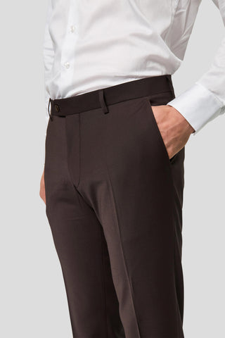 PREMIUM brunt three-piece jakkesæt PREMIUM