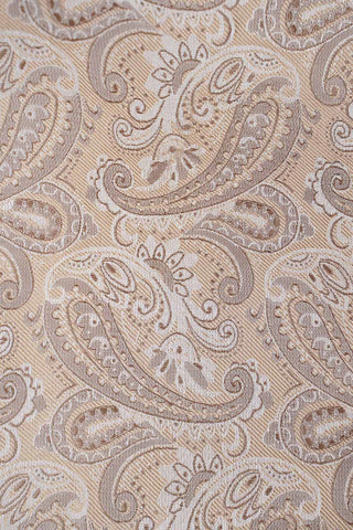 Champagne paisley lommeklud suitclub.dk