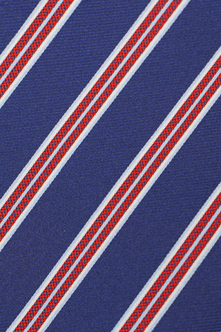 Navy & rødt stribet lommeklud suitclub.dk