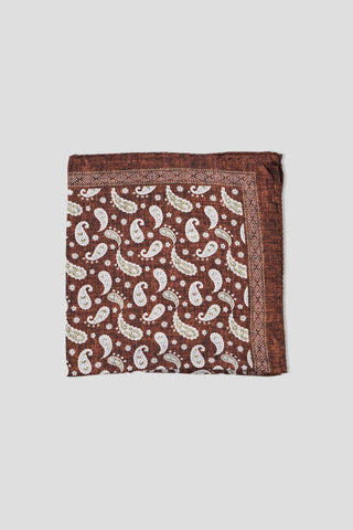 Rød paisley bandana