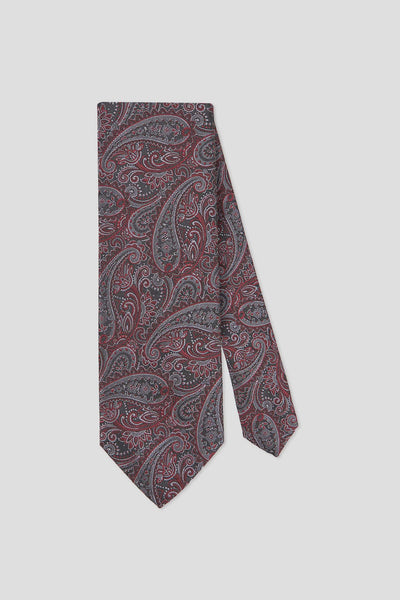 sort & rød paisley slips sort & rød paisley slips