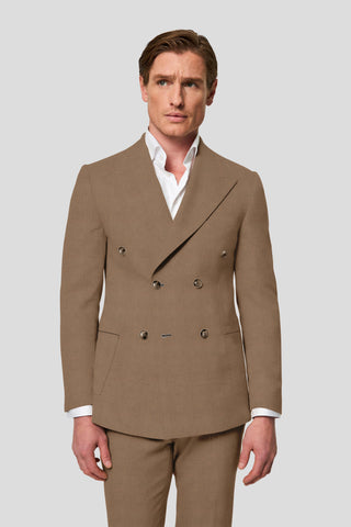 PRESTIGE brun dobbeltradet hørblazer PRESTIGE