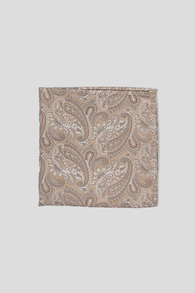 Champagne paisley lommeklud Champagne paisley lommeklud