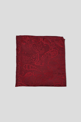 Rød paisley lommeklud suitclub.dk