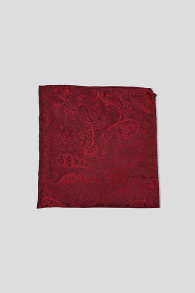Rød paisley lommeklud Rød paisley lommeklud