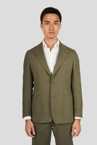 Casablanca khaki hør blazer