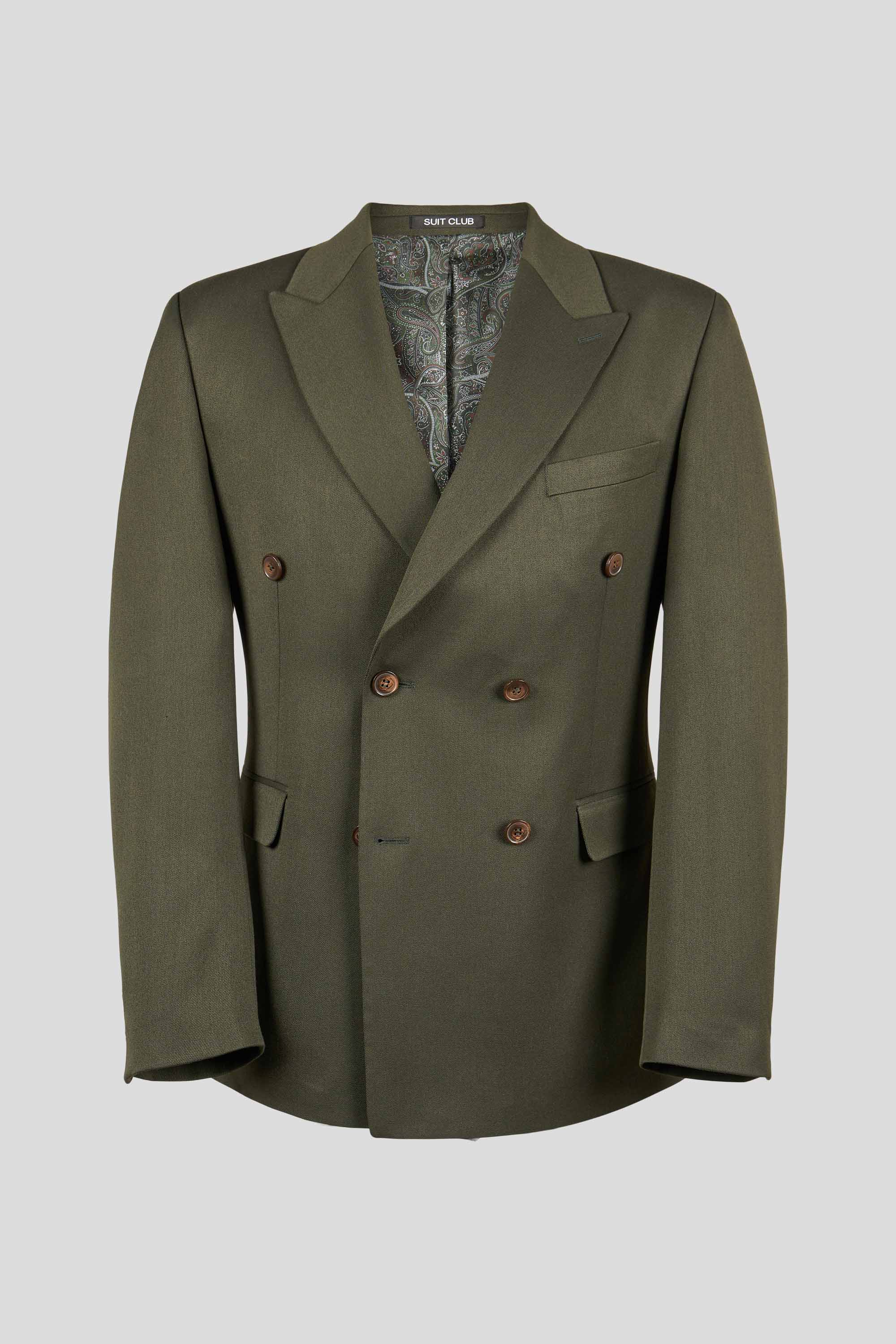 PRESTIGE grøn dobbeltradet blazer MBO