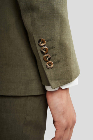 Casablanca khaki hør blazer - SUIT CLUB