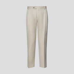 HERITAGE beige habitbukser med sildeben