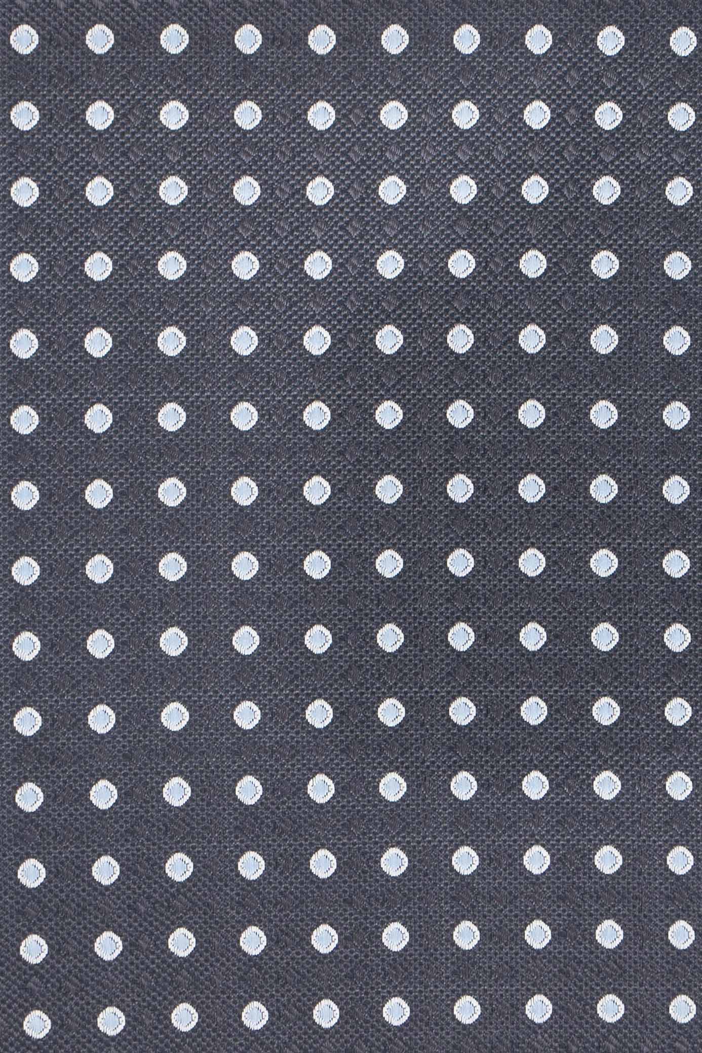 Grå lommeklud med prikker PVD