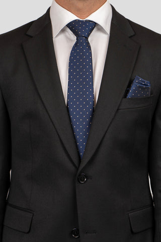 Accessory-pack (Navy & grå prikket)  på model -SUIT CLUB