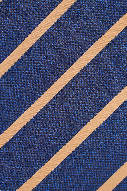Slips & lommekluds pakke (Navy & guld stribet) suitclub.dk