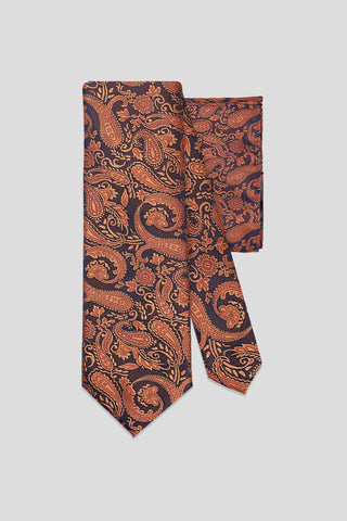 Accessory-pack (Orange paisley) - SUIT CLUB