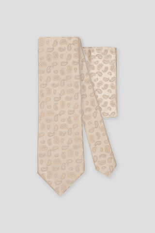 Accessory-pack (Beige dråbemønster i silke) suitclub.dk