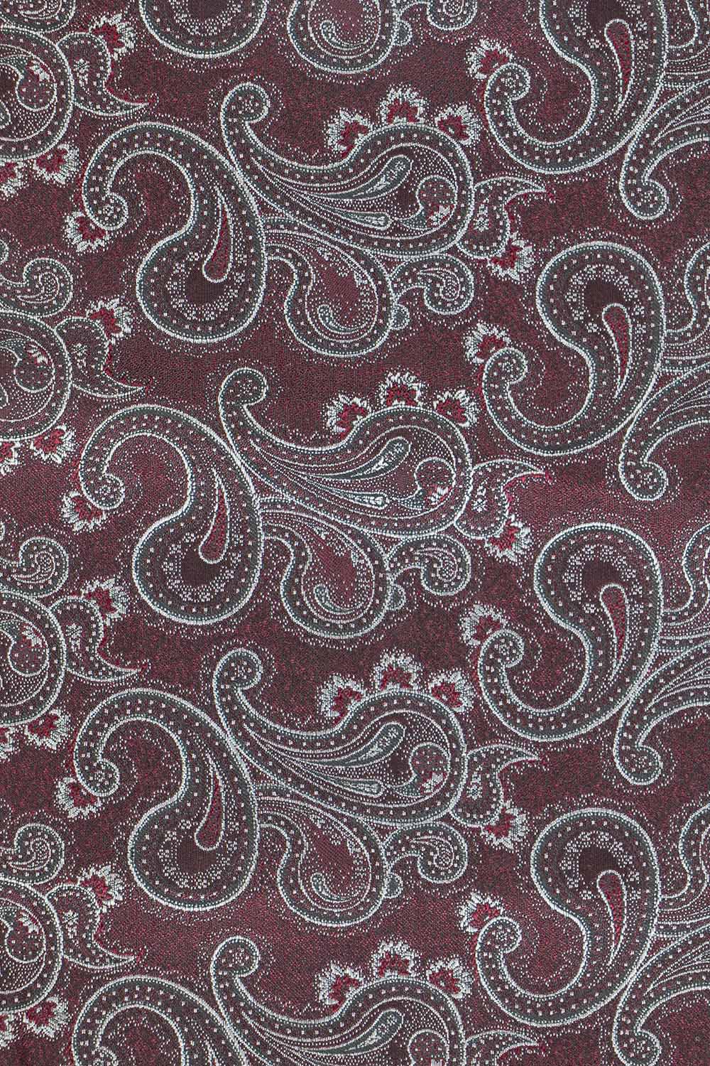 Bordeaux paisley silkeslips