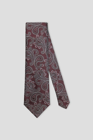 Bordeaux paisley silkeslips