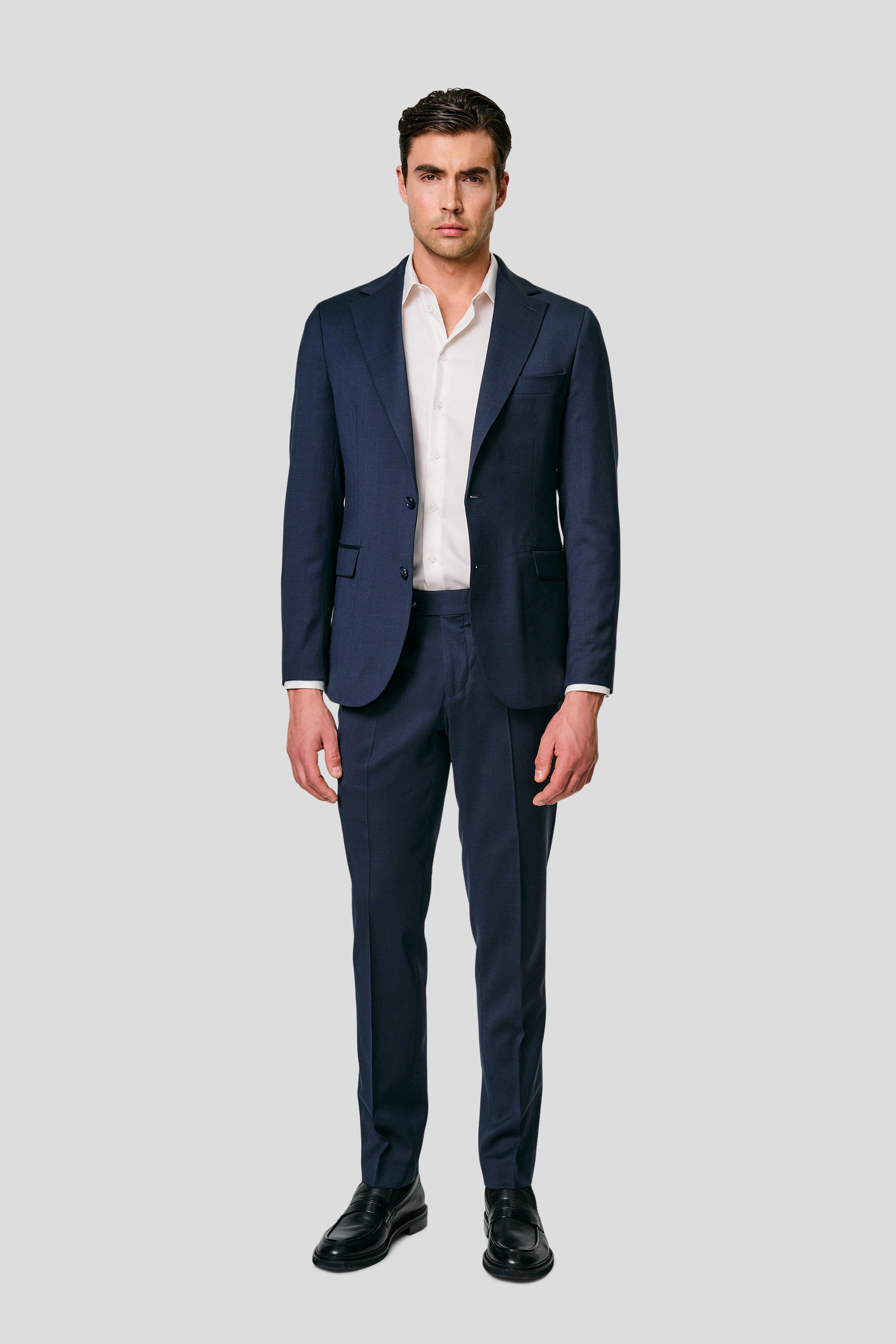 EXCLUSIVE navy blazer med tern MBO