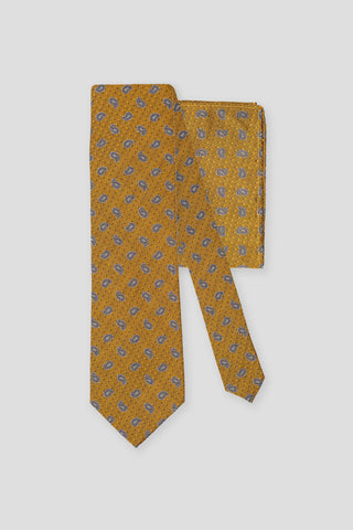 Accessory-pack (Gult dråbemønster i silke) suitclub.dk