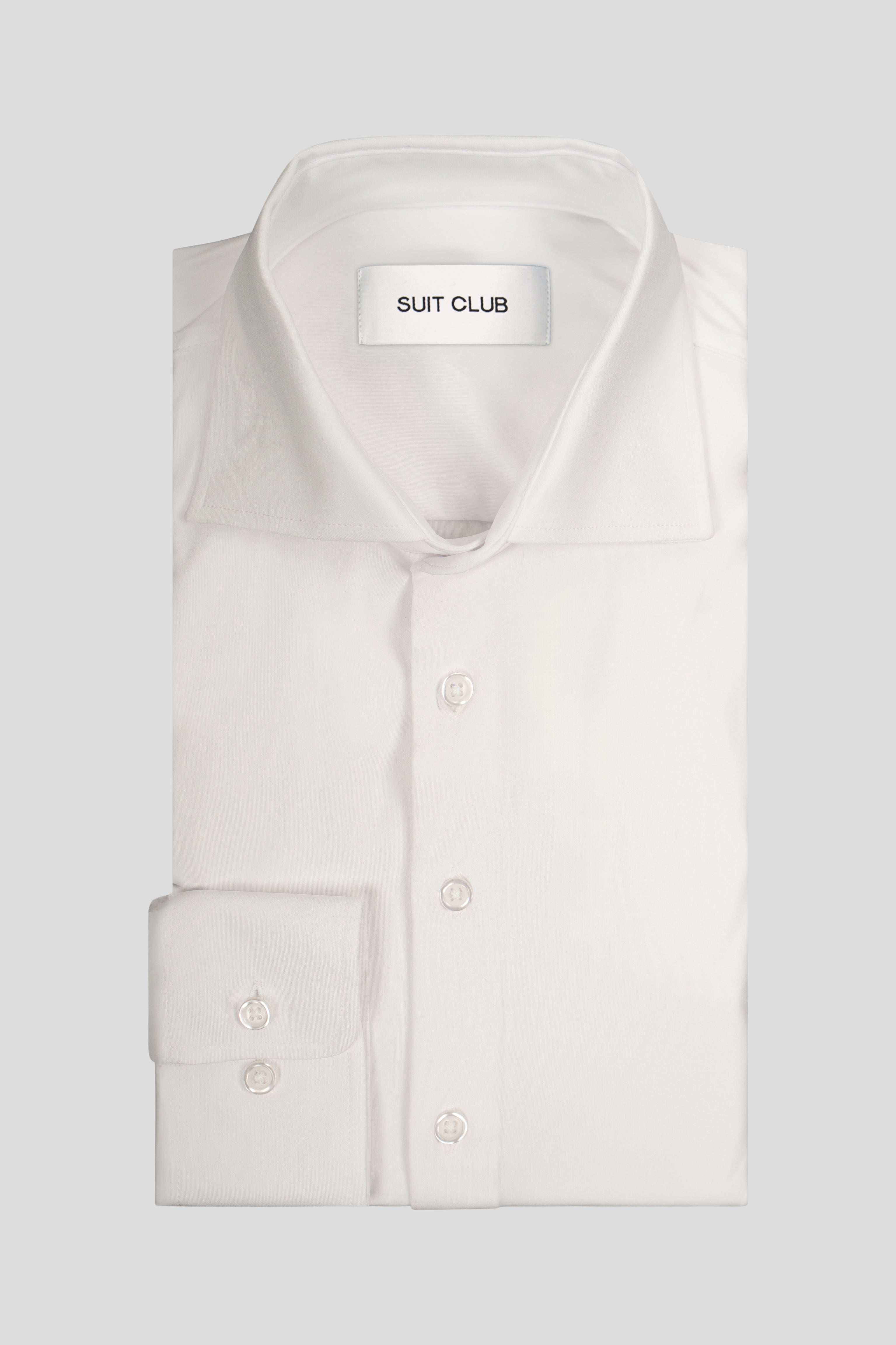 Signatur performance skjorte hvid slim Shirtmakers