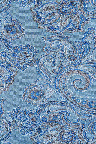 Accessory-pack (lyseblå paisley i silke) suitclub.dk