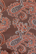 Accessory-pack (Orange prikket paisley i silke)