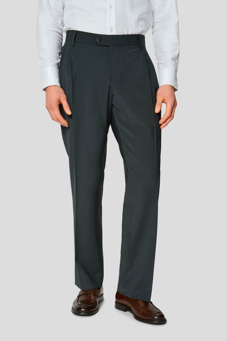 PREMIUM grønne straight fit habitbukser 2.0