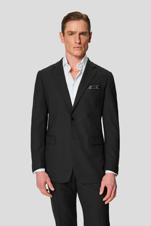 PREMIUM sort blazer med sildeben