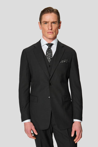 PREMIUM sort blazer med sildeben MBO