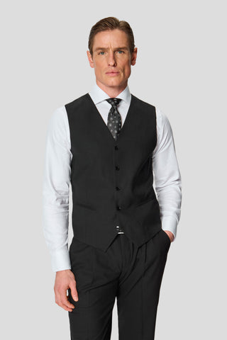 PREMIUM sort vest med sildeben