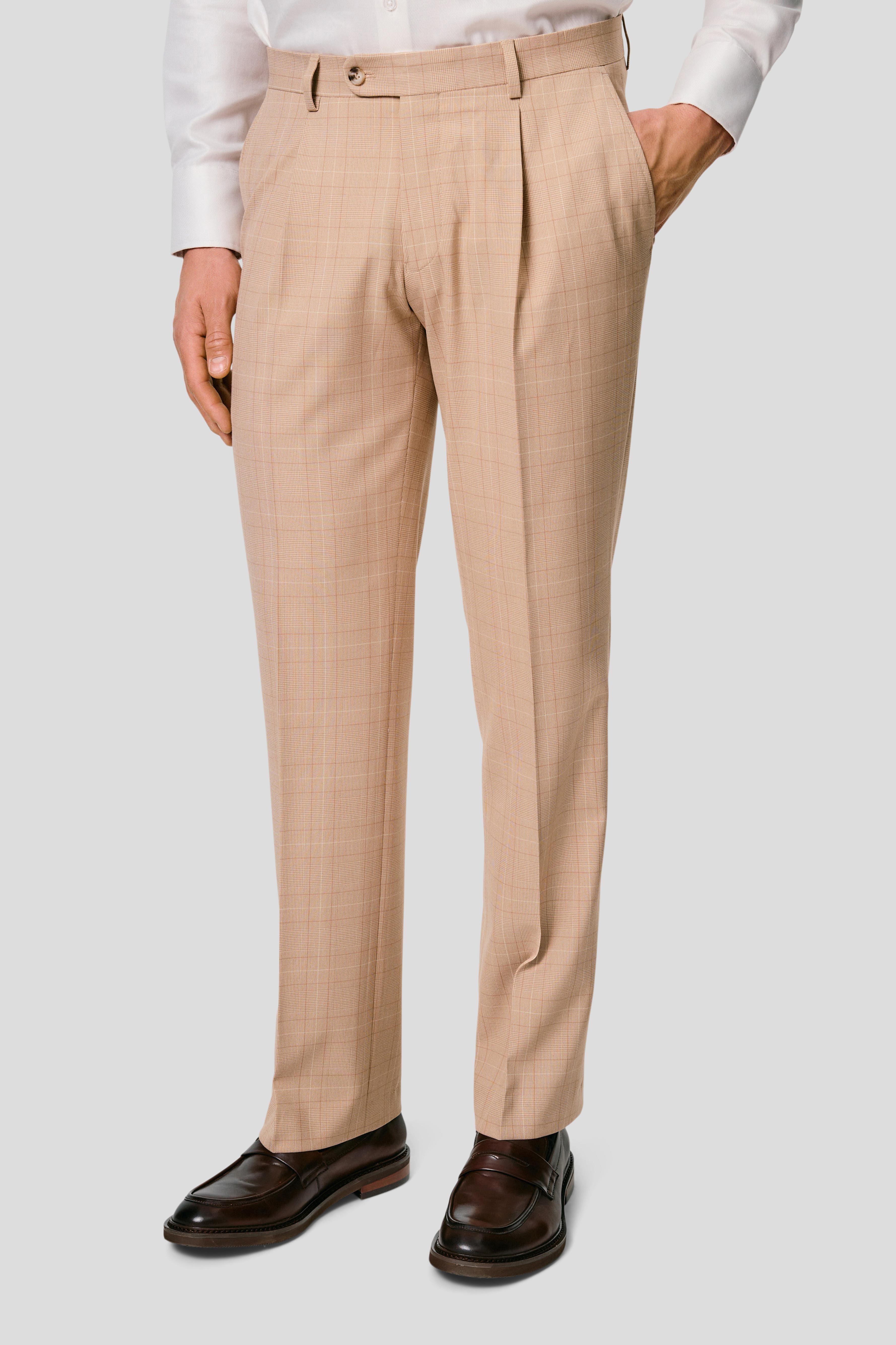 PRESTIGE sand habitbukser med tern MBO