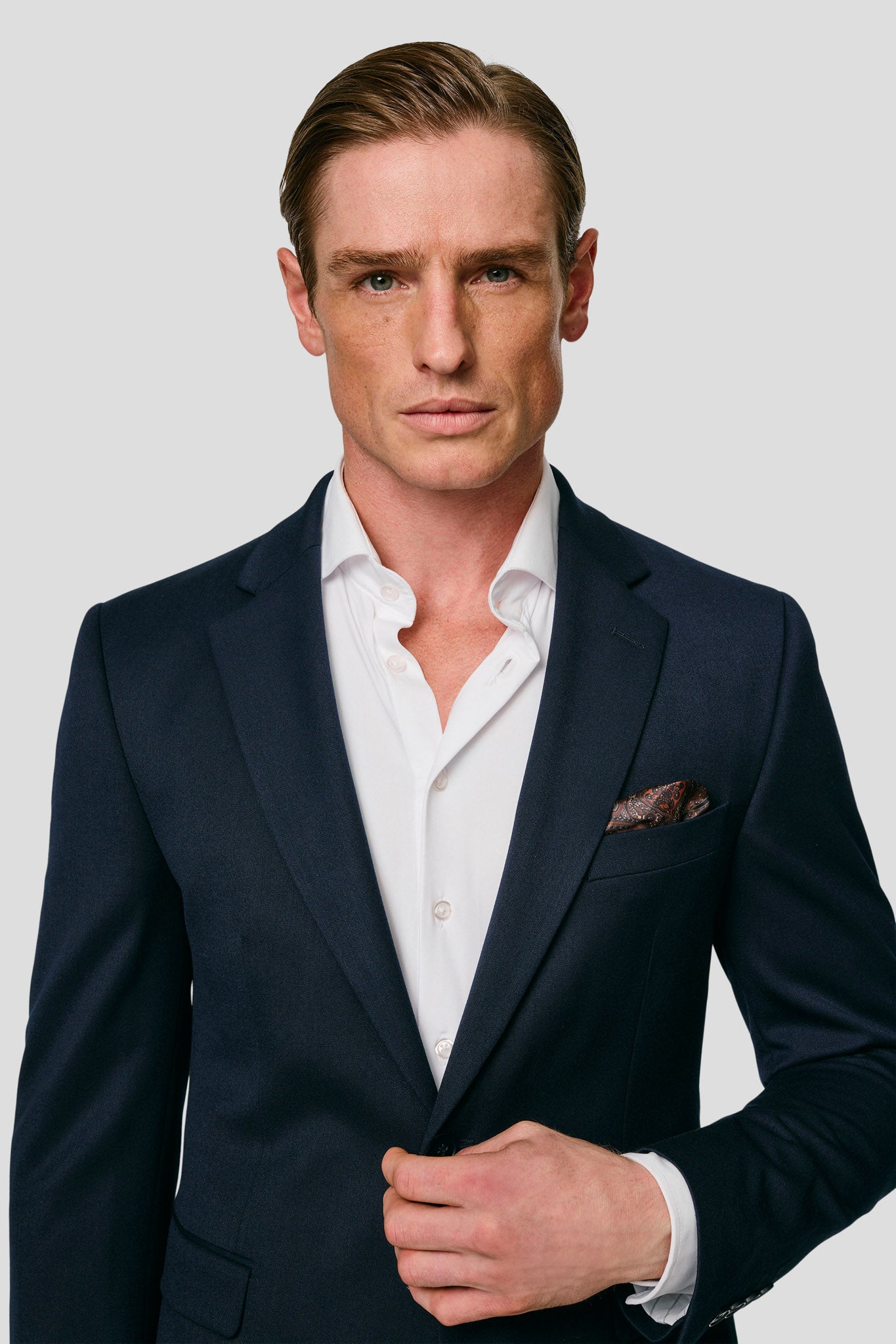 PRESTIGE navy jakkesæt MBO