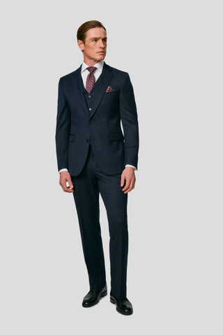 PRESTIGE navy three-piece jakkesæt PRESTIGE