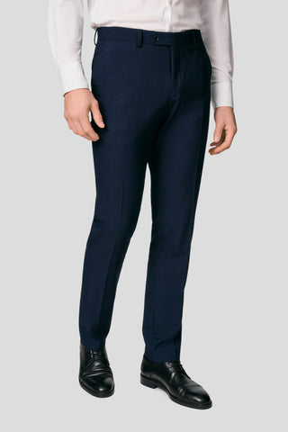 PRESTIGE navy habitbukser med tern
