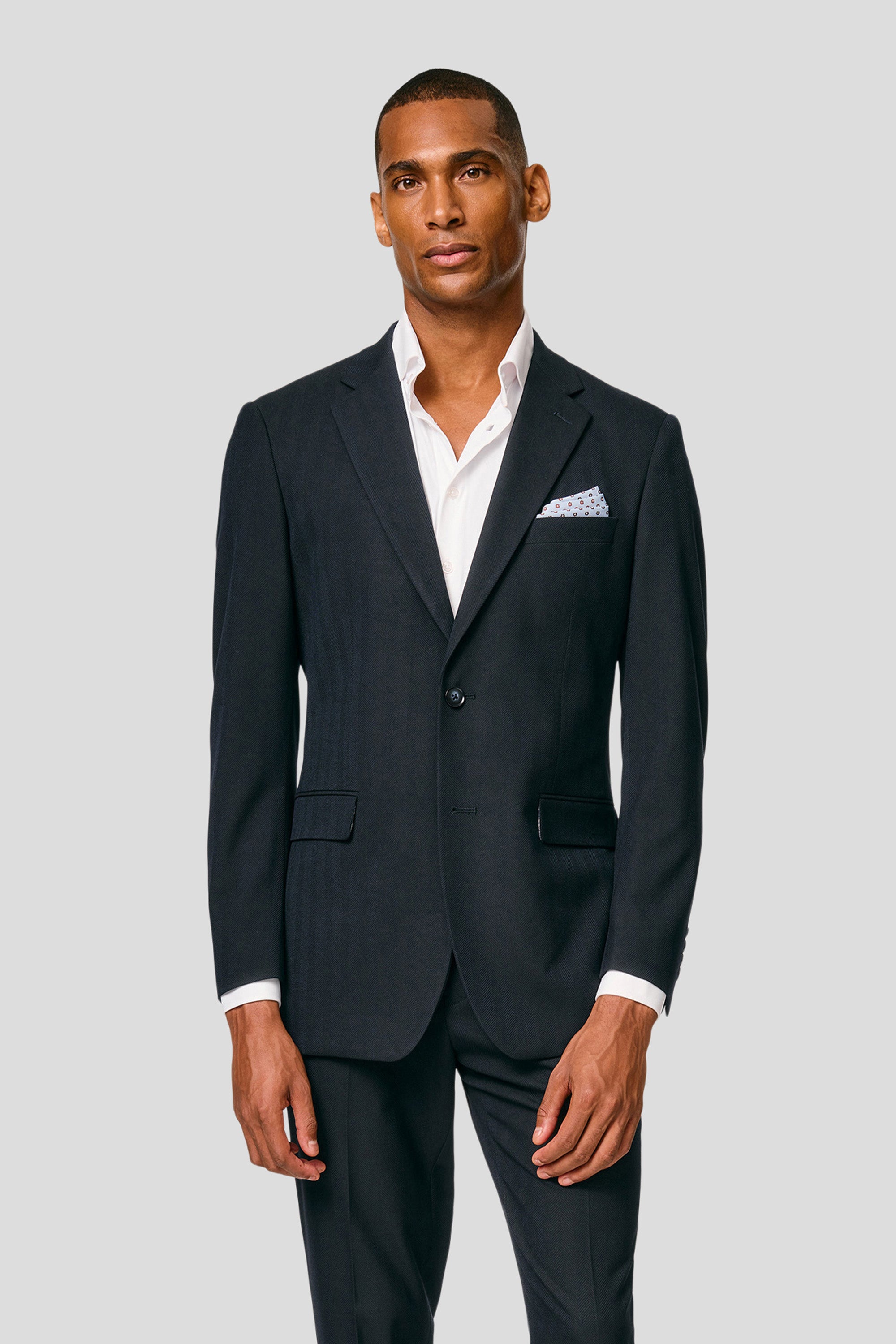 PRESTIGE navy blazer med sildeben MBO