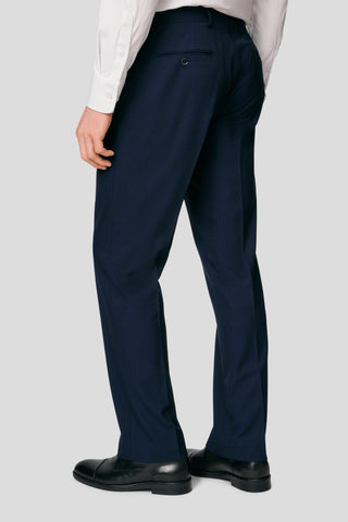 PRESTIGE navy habitbukser med tern PRESTIGE