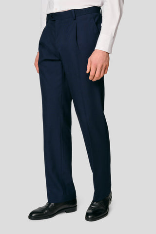 PRESTIGE navy habitbukser med tern PRESTIGE