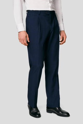 PRESTIGE navy habitbukser med tern PRESTIGE