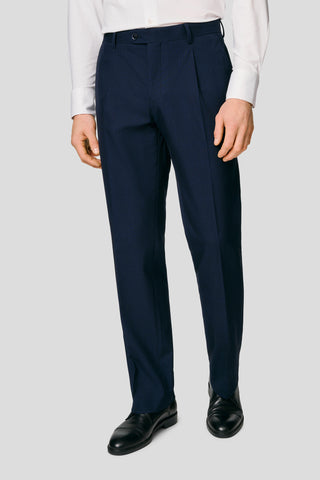 PRESTIGE navy habitbukser med tern PRESTIGE