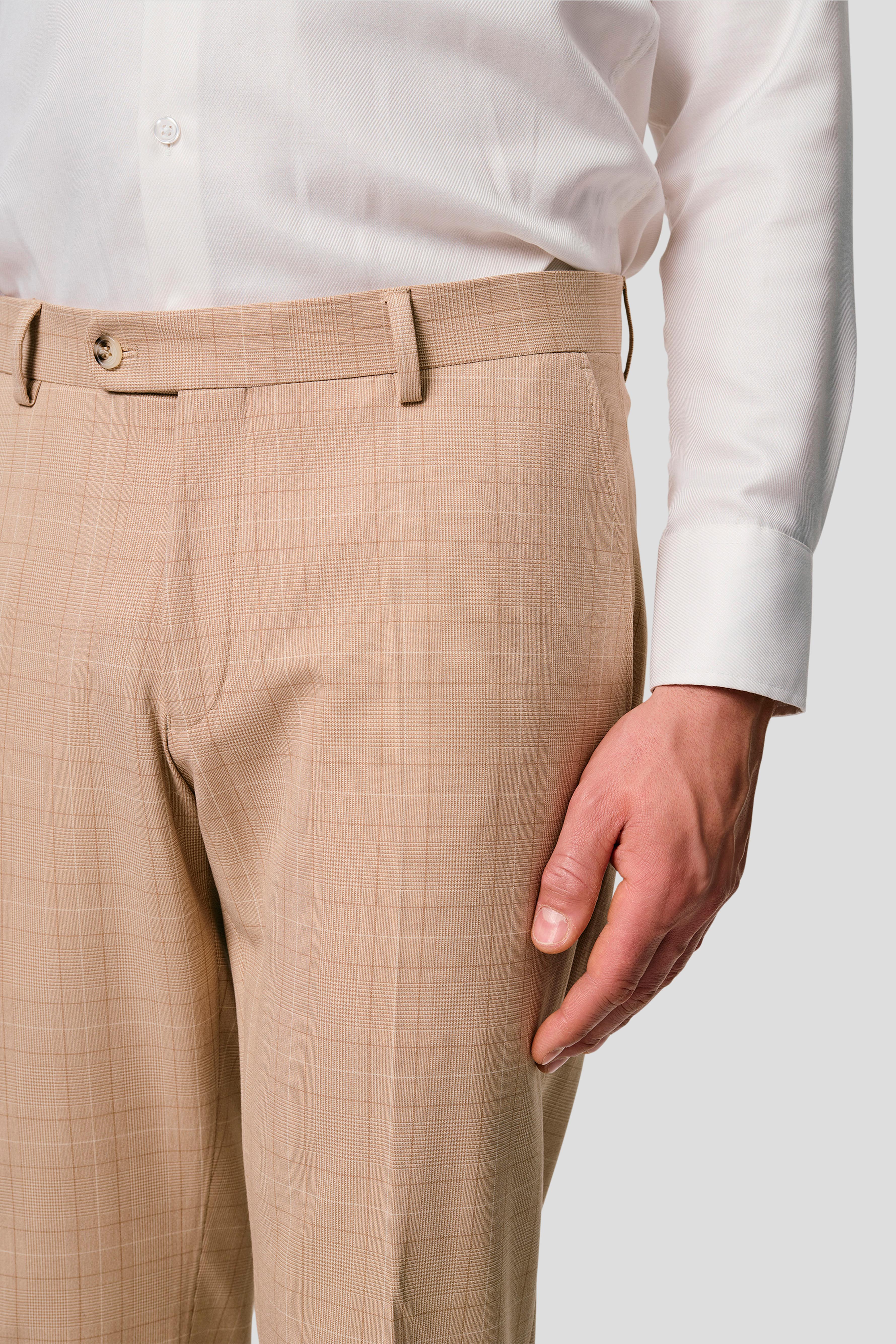 PRESTIGE sand habitbukser med tern MBO