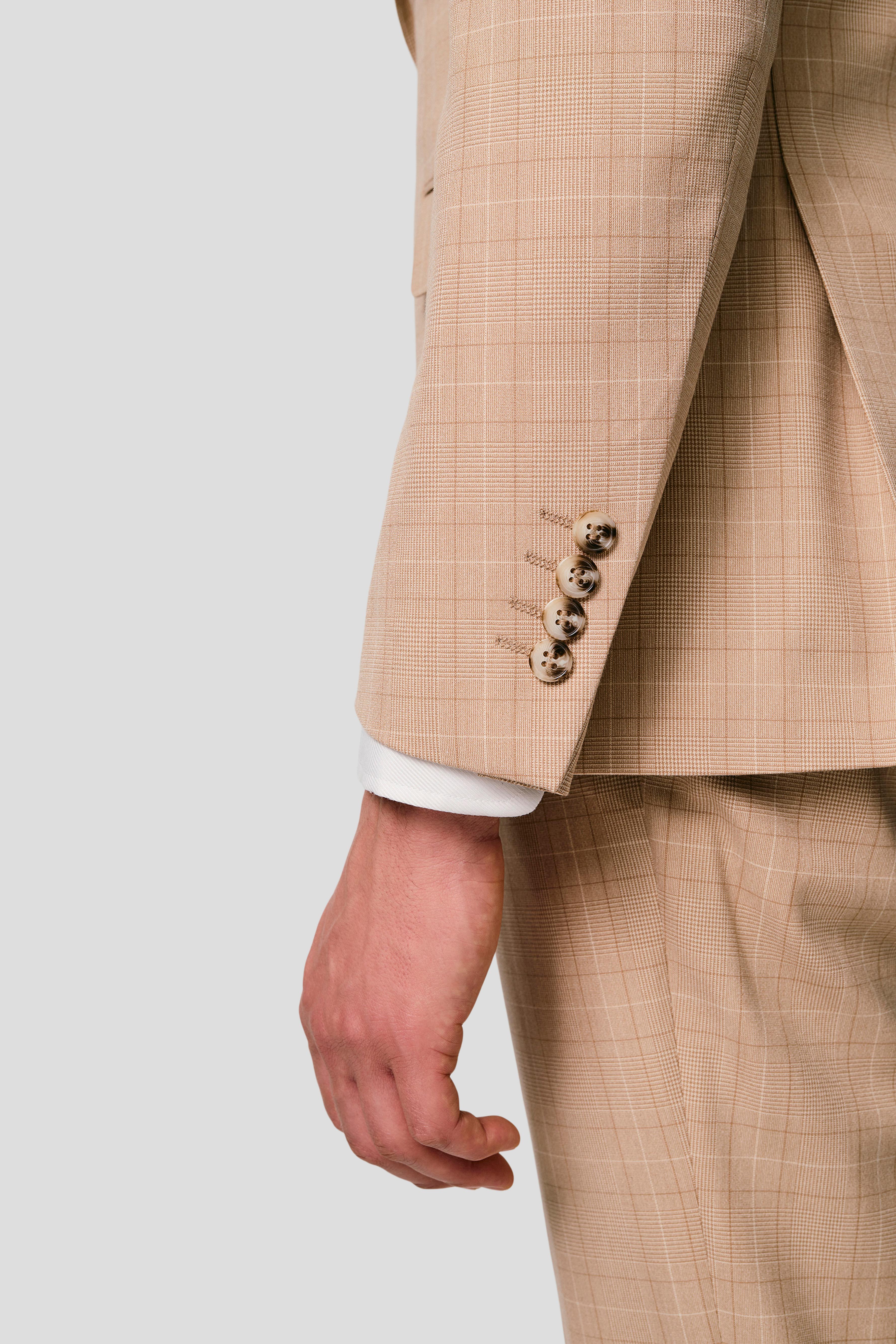 PRESTIGE sand blazer med tern MBO