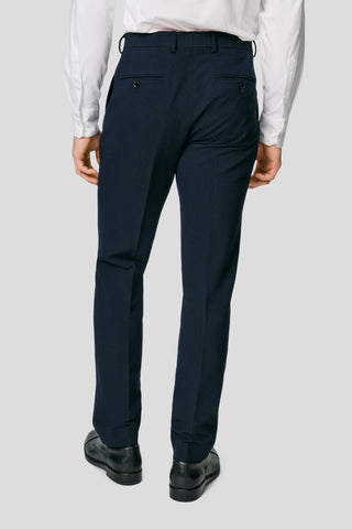 PRESTIGE blåt jakkesæt i seersucker PRESTIGE