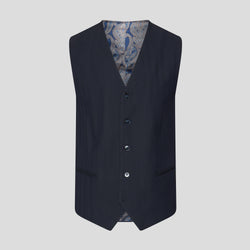 PRESTIGE navy vest med sildeben