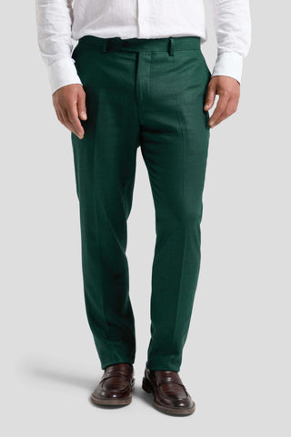 PRESTIGE racing green three-piece hørjakkesæt