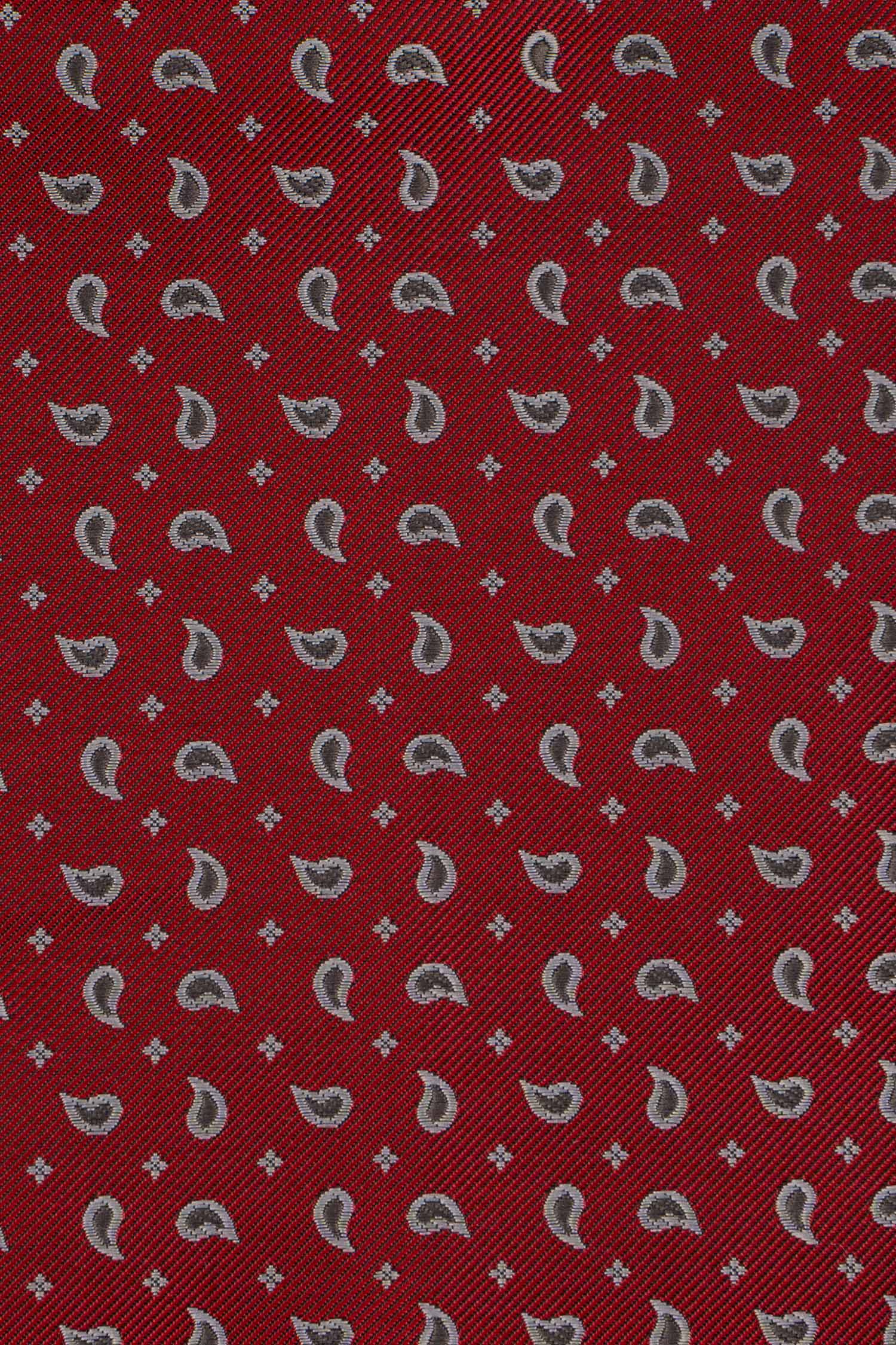 Slips & lommekluds pakke (Rødt dråbemønster) suitclub.dk