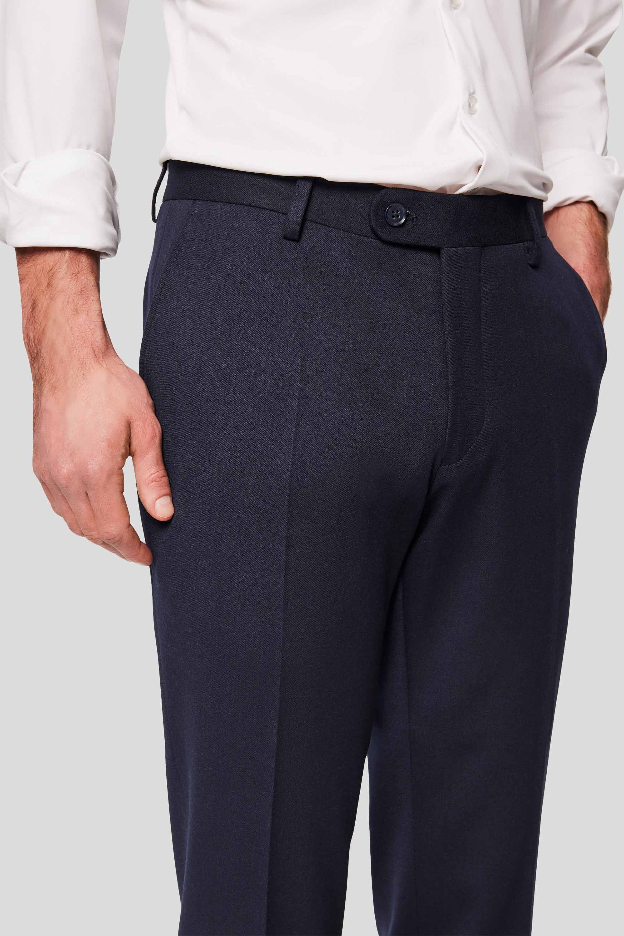 PRESTIGE navy three-piece jakkesæt MBO